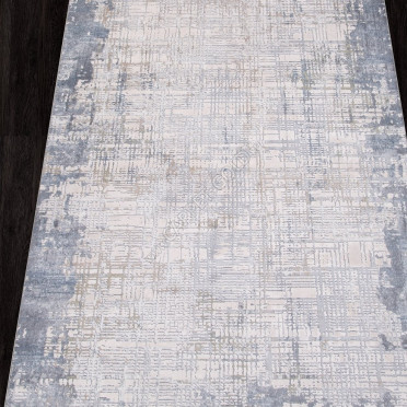 Ковер C634AQ - GREY / L.GREY - Прямоугольник - коллекция PERLA