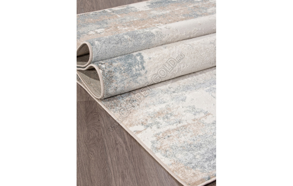 Российский ковер D994 - BEIGE-BLUE - Прямоугольник - коллекция NATUREL