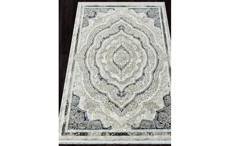 Ковер N2044A - L.BEIGE / D.GREY - Прямоугольник - коллекция POMPEI