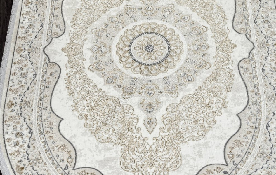 Ковер 29826Y - BEIGE / CREAM - Овал - коллекция SANDALI