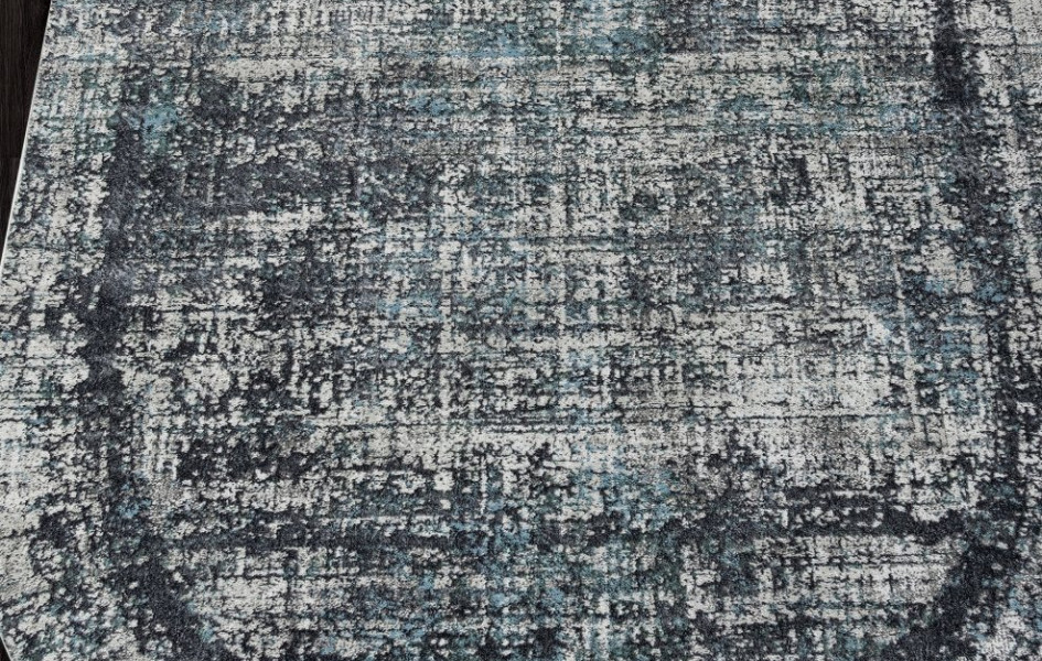 Ковер 02467H - BLUE / GREY - Овал - коллекция SAFARI