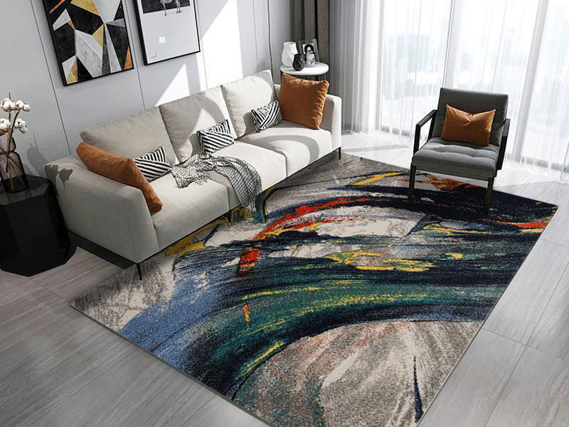 Ковер с абстрактным вариантом узора